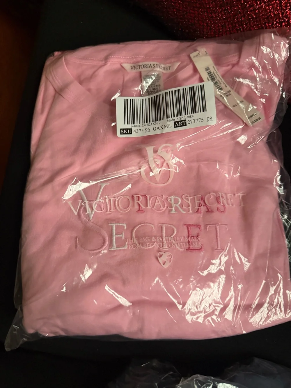 Victoria's Secret Pink Oversized Crewneck Sleep Tee